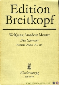 Don Giovanni oder Der bestrafte Wüstling / Don Giovanni ossia Il dissoluto punito. Heiteres Drama in zwei Aufzügen — MOZART, Wolfgang Amadeus