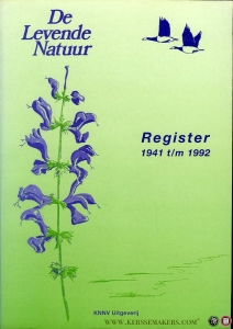 De Levende Natuur. Register 1941 - 1992 — WIGGERS, J. (samengesteld door) / Heimans / Thijsse