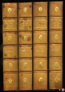 Sa Vie et sa Correspondance (in 4 Volumes) — TAINE, H.