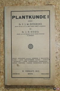 Plantkunde I (Halflinnen map met inhoud, zie extra info) — OFFERIJNS, F. / BIEGEL, J.