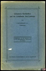 Coleoptera Neerlandica und die Lokalfauna Süd-Limburgs. Overgenomen uit het jaarboek 1919 van het Natuurhistorisch Genootschap Limburg — RÜSCHKAMP, S.J.