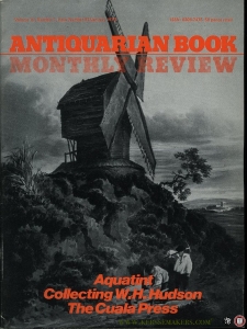Antiquarian Book Monthly Review. 1979, jan-dec . Volume VI, number 1-12. With General Index — AA