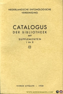 Nederlandsche Entomologische Vereeniging. Catalogus der Bibliotheek met supplementen I en II (in 1 band) — UYTTENBOOGAART, D. (voorwoord)