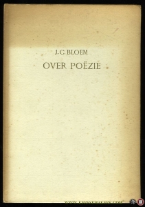 Over poëzie — BLOEM, J.C.