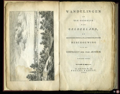 Wandelingen in een gedeelte van Gelderland, of geschiedkundige en plaatsbeschrijvende beschouwing van de omstreken der stad Arnhem. 2e druk — N/A