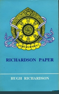 Richardson paper contributed to the Bulletin of Tibetology (1965-1992) by Hugh Richardson. — RICHARDSON, Hugh