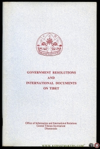 Government Resolutions and International Documents on Tibet — GYARI, Kalon Lodi