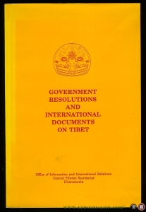 Government Resolutions and International Documents on Tibet (saecond edition) — GYARI, Kalon Lodi