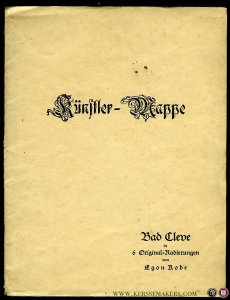 Bad Cleve in 6 Original-Radierungen (2 Radierungen fehlen!) — KOBE, Egon (Künstler)