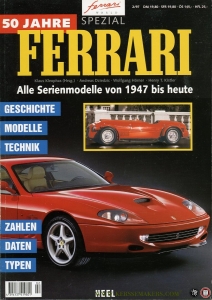 4 x Ferrari Zeitschrift. (1 mit Poster) — N/A