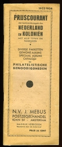 Prijscourant der bestaande zegels van Nederland en Koloniën met alle typen en tandingen — N/A