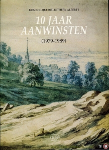 Tien jaar aanwinsten 1979 - 1989. Koninklijke Bibliotheek Albert I — WEERDT, Denise de [voorwoord]