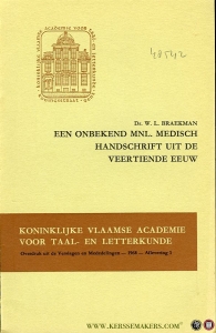 Een onbekend Mnl. medisch handschrift uit de veertiende eeuw — BRAEKMAN, W.