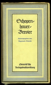 Brevier. Herausgegeben von Raymund Schmidt — SCHOPENHAUER