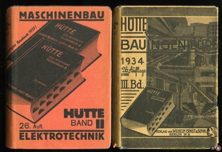 ',,Hütte" des Ingenieurs Taschenbuch, II. und III. Band" — Akademischen Verein Hütte, EV in Berlin