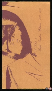 A Tribute to Ralph Vaughan Williams (1872-1958) on the centenary of his birth — The London Opera Center (presented by)