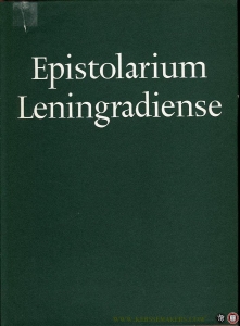 Epistolarium Leningradiense - Het epistolarium van Leningrad — BRUIN, C. de (uitgegeven door)