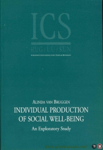 Individual Production of Social Well-Being. An Exploratory Study (dissertation). — BRUGGEN, Alida van