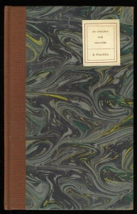 An Apology for Printers. Edited and with an introduction by Randolph Goodman; a prefatory note by Philip Wittenberg ; and wood engravings by John De Pol." — FRANKLIN, Benjamin