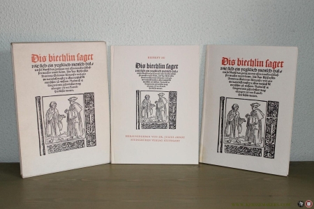 Dis biechlin saget wie sich ein yegklich mensch halten sol durch das gantz jar mit essen, trincken, schlafen, wachen unnd baden. Als das beschreyben Avicenna, Galienus, Almansor und ander natürlich meister u. Gar nutzlich de... — ARNDT, Julius (Heraugeber)