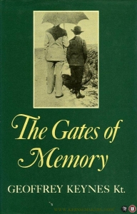 The Gates Of Memory. — KEYNES, Geoffrey