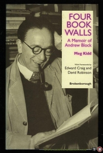 Four Book Walls. A Memoir of Andrew Block. — KIDD, Meg