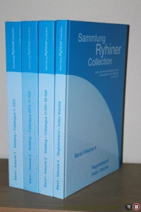 Sammlung Ryhiner Collection (Vierbändiger Katalog =Komplett). Karten, Pläne und Ansichten aus dem 16. bis 19. Jahrhundert - Maps, Plans and Views from the 16th to the 19th Century. — KLÖTI, Thomas (Herausgegeben von - Edited by)