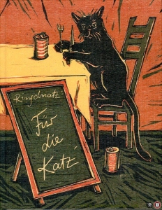 Ringelnatz für die Katz. Fünf Katzengedichte von Joachim Ringelnatz... unter Katzenmusik in Holz geschnitten von... Artur Dieckhoff, Wilfried Bohne, Maren Schlierkamp, Klaus Raasch und Anne von Karstedt — RINGELNATZ, Joachim