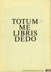 Totum me libris dedo. Festschrift zum 80. Geburtstag von Adolf Seebaß. (Mit handgeschriebene Widmung und signiert von Seebaß) — Moirandat, Alain, Heike Spilker und Verena Tammann [Hrsg.]