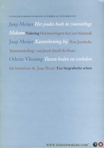 Het joodse boek in vooroorlogs Mokum inclusief losse bijlage 'Plattegrond Buurt P' - Uitgelezen Boeken jrg. 8 nr. 1/2 — MEIJER, J.