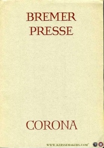 Buchkunst und Dichtung. Zur Geschichte der Bremer Presse und der Corona. — ZELLER, B. / VOLKE, W.