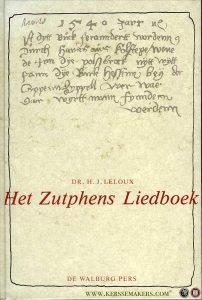 Het Zutphens Liedboek. Ms. Weimar Oct 146 — LELOUX, H.