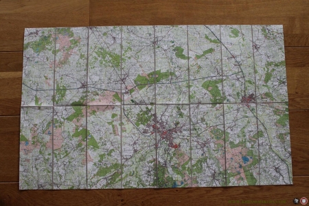 Kadaster-, Topografische-, Stafkaart No. 51 Oost en No. 51 West Eindhoven (op 1 vel). Verkend in 1949 en 1950 — N/A