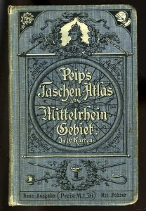 Peip's Taschen-Atlas vom Mittelrhein-Gebiet in 16 Karten. Neue Ausgabe. Mit Führer. — PEIP, Chr.