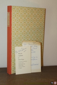 A Garland for Jake Zeitlin on the Occasion of his 65th Birthday & the Anniversary of his 40th Year in the Book Trade (with compliment card and handwritten message to Ed Coleman by Robert (Bob) Vosper) — EDELSTEIN, J.M. (edited by)