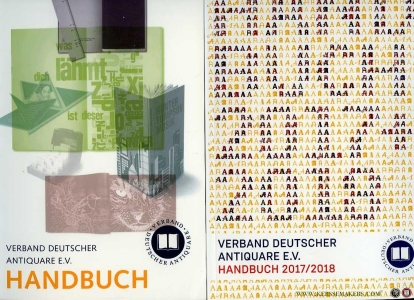 Verband Deutscher Antiquare E.V. Handbuch 2015/2016 und 2017/2018 — Verband Deutscher Antiquare e.V. (Hrsg.)