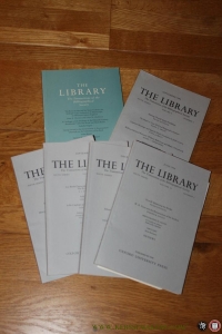 The Library. The Transactions of the Bibliographical Society. (6 numbers of which 3 have articles on George Orwell) — DAVIES, M. / FERDINAND, C. (editors) / (ORWELL, George)