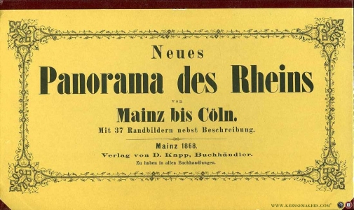 David Kapp's Neues Rhein-Panorama von Mainz bis Köln. (Reprint der Ausgabe Mainz 1868) — KAPP, D.