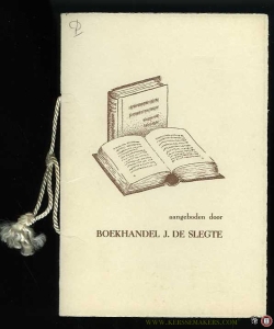 Toespraak gehouden door de Heer de Slegte voor De Gesprekskring Amsterdam op 13 november 1959. — SLEGTE, J. de