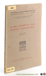 Il mio contributo alla filosofia neocolastica. Seconda edizione. — Gemelli, Agostino.