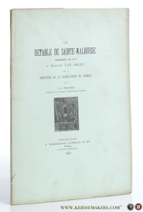 Le retable de Sainte-Walburge commandé en 1515 a Bernard Van Orley par la confrérie de la Sainte-croix de furnes. — Wauters, A. J.