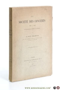 La société des concerts 1860 a 1885 (conservatoire national de musique). — Deldevez, E. M. E.