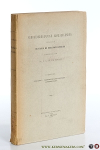 Middelnederlandse Marialegenden vanwege de Maatschappij der Nederlandsche Letterkunde. Tweede deel: Inleiding - Verspreide Marialegenden - Aantekeningen. — Vooys, C. G. N. de.