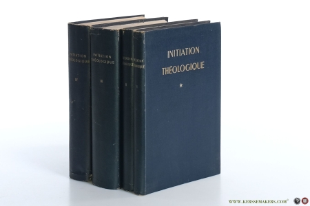 Initiation Théologique [ 4 volumes ]. 1. Les sources de la théologie. Quatrième édition 2. Dieu et sa création. Quatrième édition 3. Théologie Morale. Troisième édition. 4. L'économie du Salut. Troisième édition. — Groupe de theologiens:
