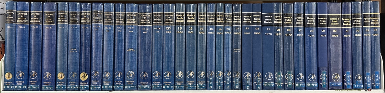 Advances in protein chemistry. — ANSON, M.L. , J.T. EDSALL , C.B. ANFINSEN et al.