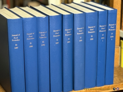 Journal of food protection. an international journal concerned with an adequate food supply that is safe, wholesome, nutritious, and palatable. volumes 50-57, 1987-1994. — Journal: