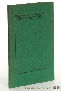 Ioniseerend vermogen en drachtspreiding van Po Alpha-deeltjes. — Rutgers, Gerrit Arnoldus Wijnand.