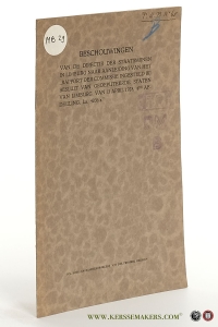 Beschouwingen van de directie der Staatsmijnen in Limburg naar aanleiding van het 'Rapport der Commissie ingesteld bij besluit van Gedeputeerde Staten van Limburg, van april 1928, 4de afdeeling, La 4036/s.'. — Staatsmijnen: