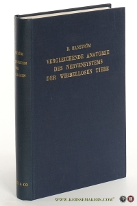 Vergleichende anatomie des Nervensystems der wirbellosen Tiere. Unter Berücksichtigung seiner Funktion. Mit 650 Abbildungen [ Reprint from 1928 edition ]. — Hanström, Bertil.