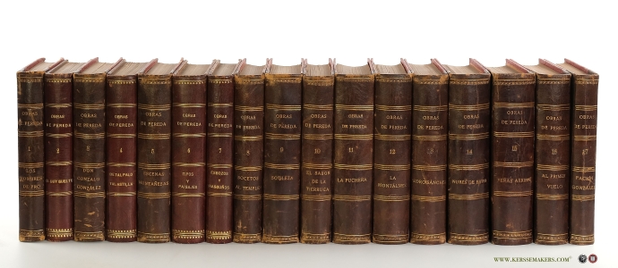 Obras completas [ 17 volumes ]. — Pereda, D. José M. de.